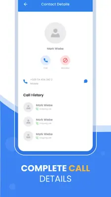 Caller ID Phone number lookup android App screenshot 1