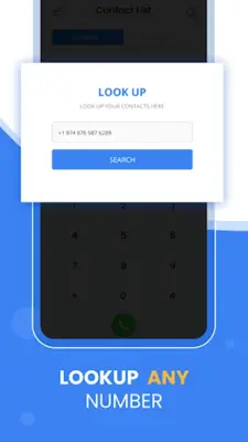 Caller ID Phone number lookup android App screenshot 2